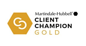 Martindale-Hubbell Client Champion Gold