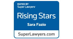 Rated by Super Lawyers | Rising Stars | Sara Fazio | superlawyers.com